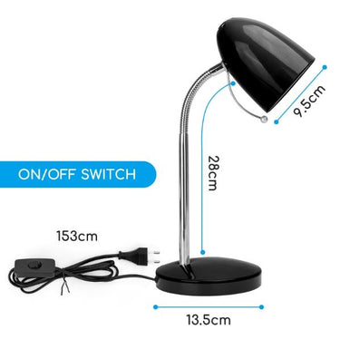 Lampada da tavolo colore nero AC220-240V L135*H350mm